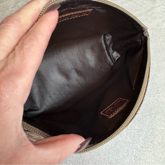 Vintage Fendi Zucca FF Monogram Cosmetic Pouch Brown - Picture 11 of 17